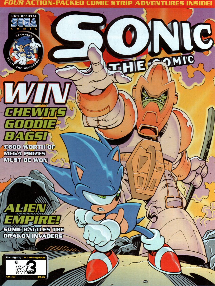 Sonic - The Comic Issue No. 181 Cover Page
